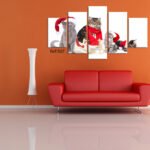 red and orange loving room