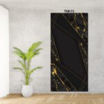 Background concrete wall and wooden floor mock up , tree, 3d rendering